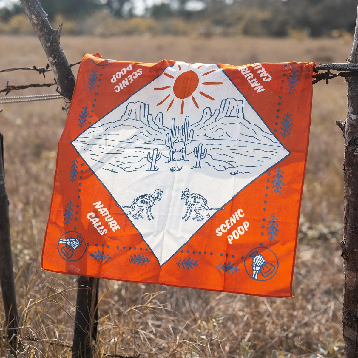 Bandana pour chien Scenic Poop Mezkui