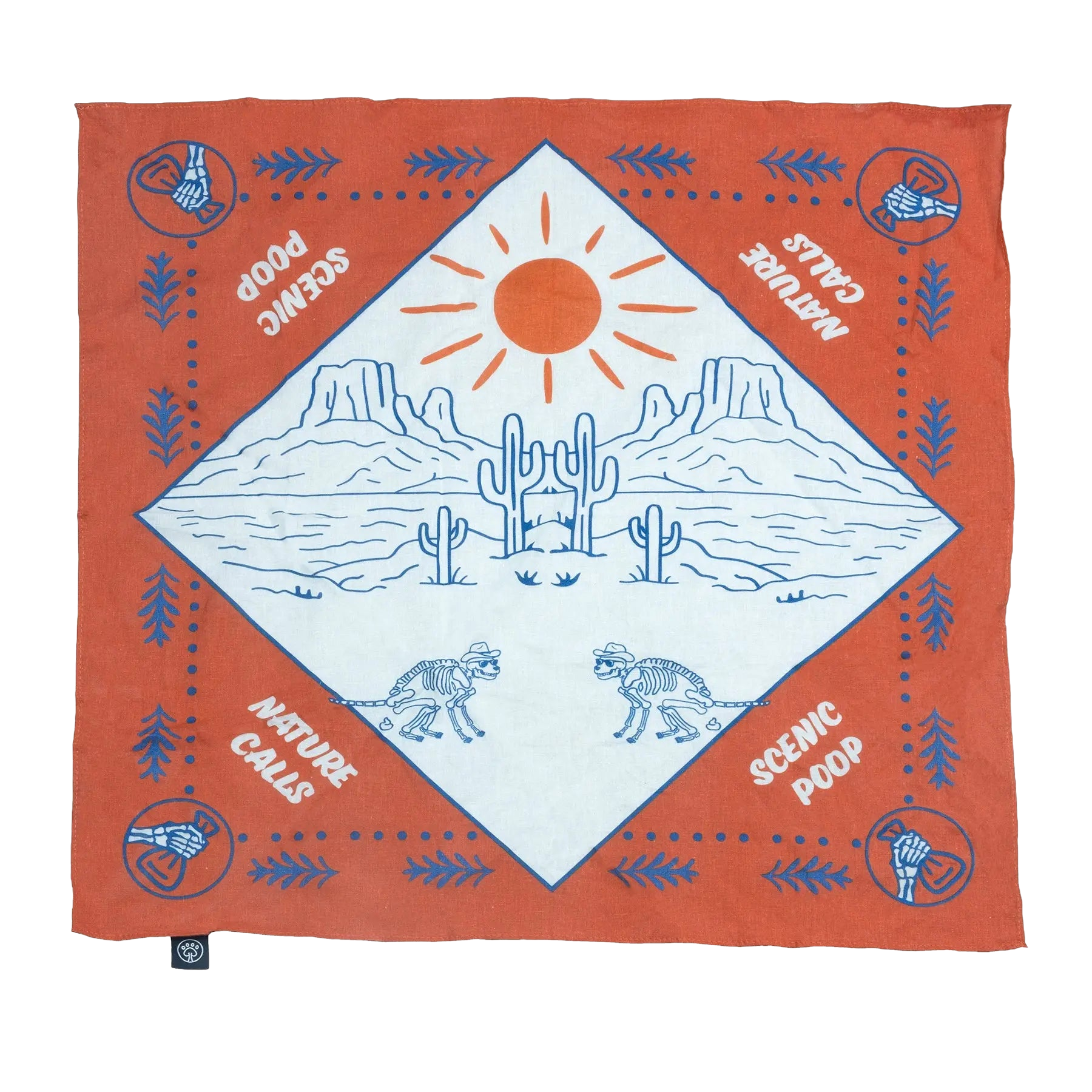 Bandana pour chien Scenic Poop Mezkui